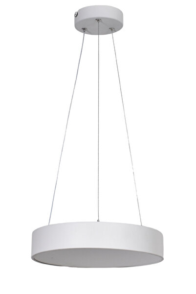 Modavize Dakota Modern Panel Ledli Salon Oturma Odası Yatak Odası Mutfak Beyaz Renk Led Avize (BEYAZ IŞIK)