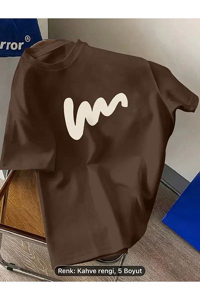 Minikelya Men's Oversize T-shirt - Graphic Print, Comfortable Short Sleeve, Crew Neck Design