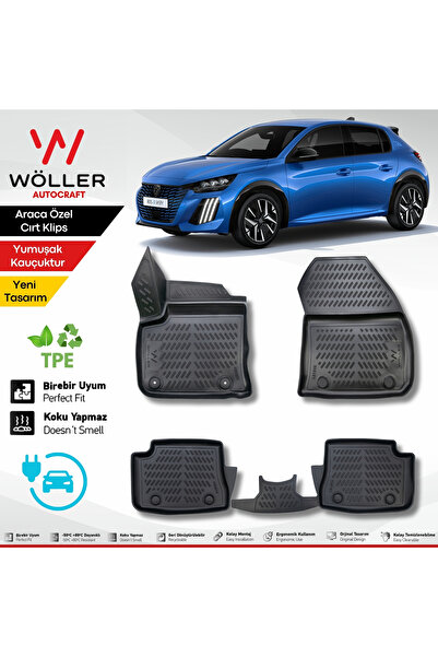 wöller Peugeot E 208 Paspas Elektrikli 2021 Sonrası Uyumlu 3D Havuzlu Wöller ...
