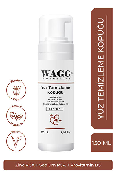 WAGG Cosmetics Erkeklere Özel Yüz Temizleme Köpüğü 150ml