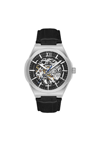 Lee Cooper ساعة لي كوبر للرجال أوتوماتيكية بمينا أسود - LC08050.351