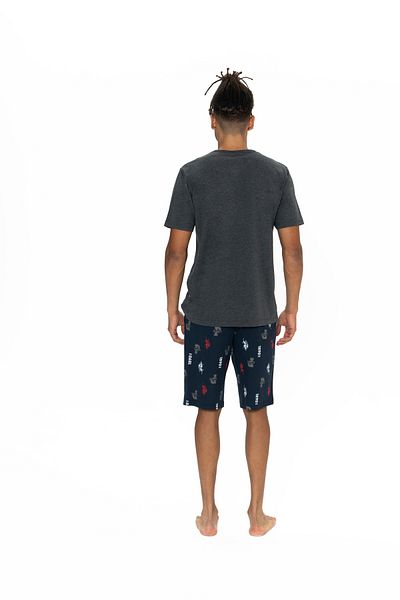U.S. Polo Assn. Πόλο Ασν. Σετ ανδρικές βαμβακερές πιτζάμες - SMR.MN.1Z8.ETA8.GR.OU6.P7.ILKE2811