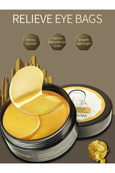 MOOYAMM GÖZ ALTI MASKESİ 24K GOLD ANTI-AGING EYE PATCH (60'LI PAKET)