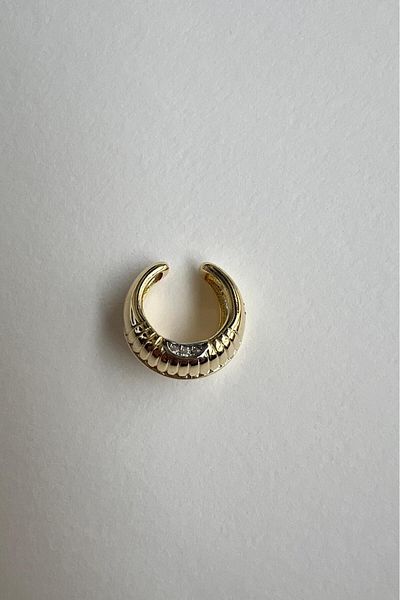 BUNNY Moon Stone Earcuff
