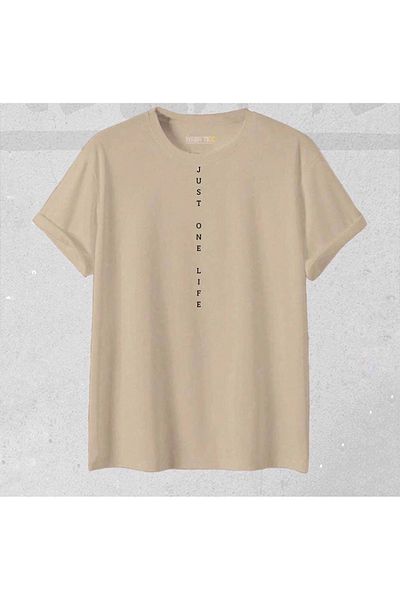 Minikelya NEW SEASON OVERSIZE "JUST ONE LIFE" patterned T-Shirt