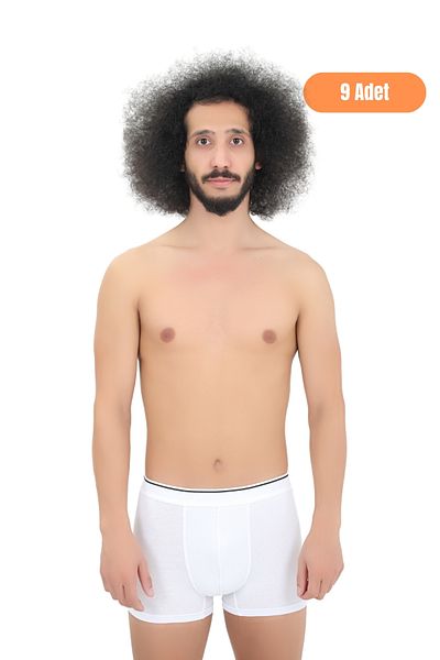 andredimoda Ανδρικό Σετ Μπόξερ Lycra 9 τεμαχίων