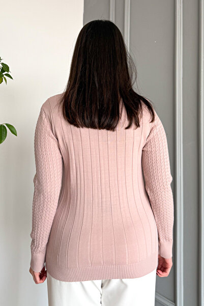 ModaPlaza Kadın Burgu Triko Kazak 5484