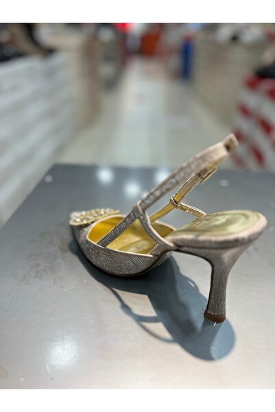 Hacıoğlu Ayakkabı Pantofi de rochie de seară pentru femei Vollex Glittery Stone