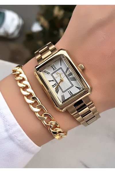 Homies Original Invoice Waterproof Women's Wrist Watch with Bracelet Gift