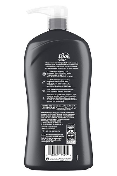 Dial Men Recharge 3in1 Shampoo 946ml