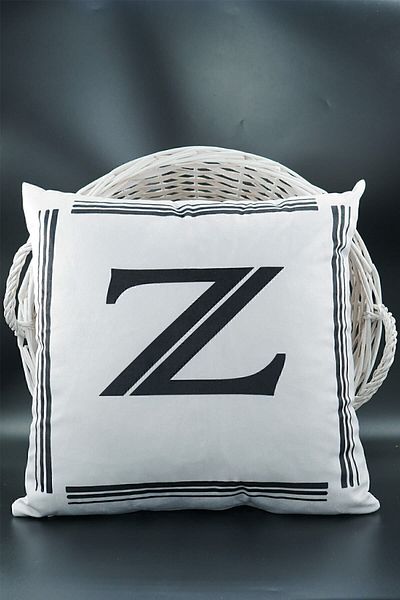 ASDİVA Letter Z Case |   Velvet 43X43 cm |   Double Sided |   Cat Motif