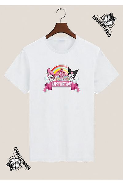 MarkaTurko Tricou cu design special imprimat Happy Birthday 7052374-4