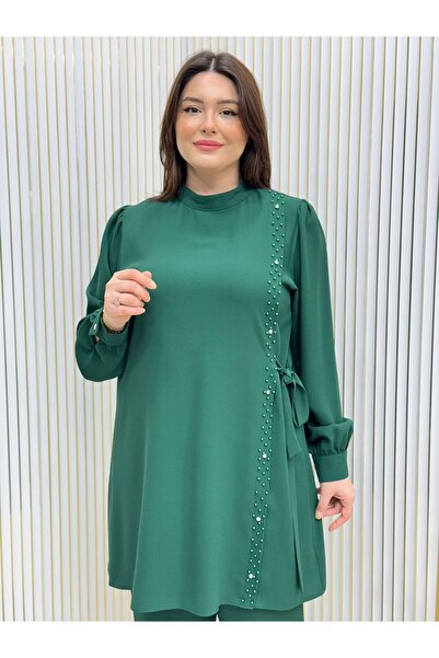 GK Side Tie Bead Detailed Tunic Set