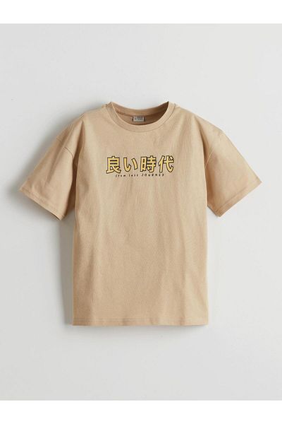 LC Waikiki New Season Crew Neck Boy's T-Shirt - S5Bd44Z4