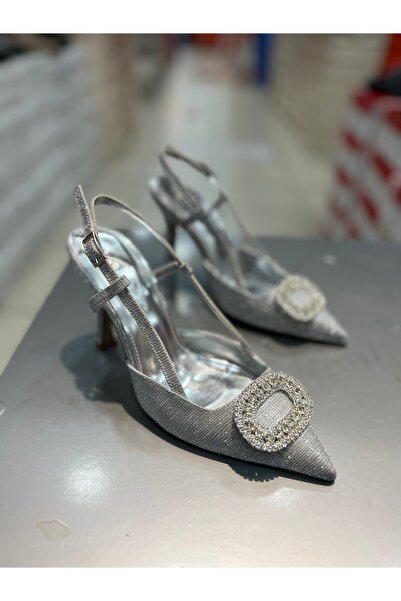 Hacıoğlu Ayakkabı Pantofi de rochie de seară pentru femei Vollex Glittery Stone