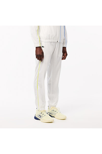 Lacoste Erkek Regular Fit Fermuarlı Yaka Renk Bloklu Beyaz Eşofman Takımı