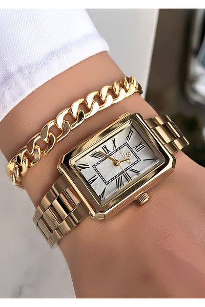 Homies Original Invoice Waterproof Women's Wrist Watch with Bracelet Gift