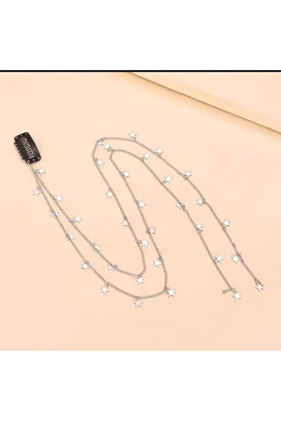 Shiklik MODA Completează-ți eleganța cu accesoriul de păr rafinat cu lanț de ...