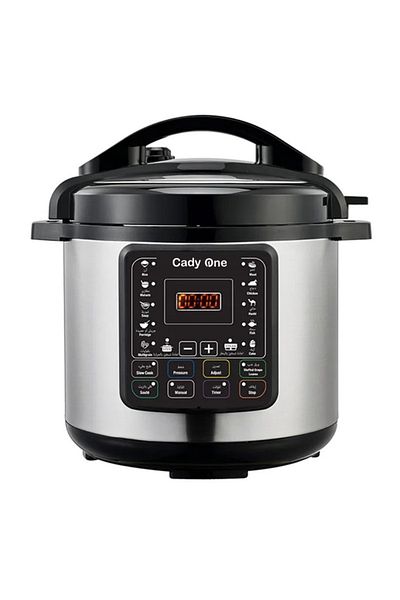 Cady One Electric Pressure Cooker 8 Liter Silver/Black