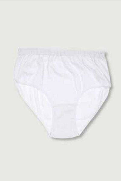 KEYAL Tutku Women's White 5-Pack Rib Bato Panties Elf568T0922Ccm5