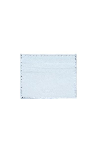 Desa Reyna White Leather Card Holder