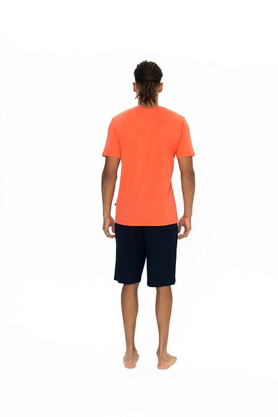 U.S. Polo Assn. Πόλο Ασν. Ανδρικό σετ πιτζάμες με στρογγυλή λαιμόκοψη - 100% βαμβάκι SMR.MN.Z1E.T.8.A8.GRO7P7.LKE2811