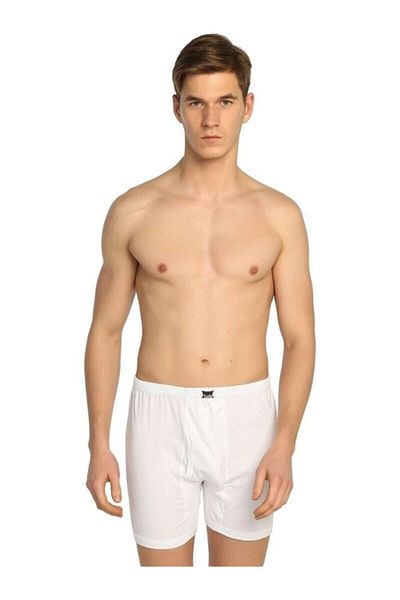 ENTAHA Tutku Men's White Combed Cotton Argentina Boxer 6 Pack New Season