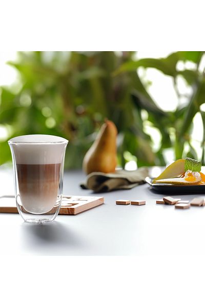 DELONGHİ Delonghi DLSC312 - 2'Li Latte Macchiato Çift Cidarlı Bardak