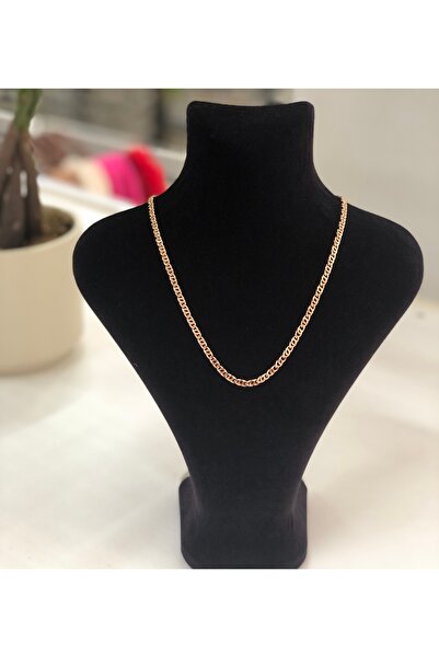 Bijutek Xuping Iç Içe Geçirilmiş Zincir Model Rose Gold Kadın Çelik Kolye
