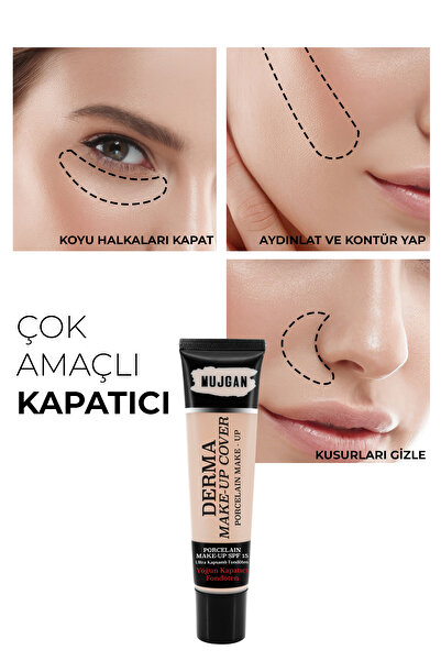 MUJGAN Derma Make-up Cover Tüp Kapatıcı No:3