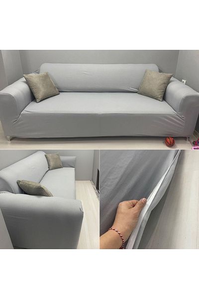 coverbox Balpete 3 Seater Elastic Sofa Cover |   Elastic Seat Cover |   Seat Cover