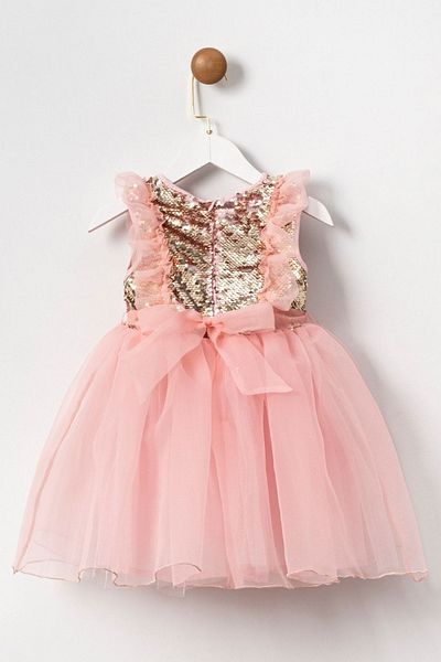 HAUSEkids 2-5 Years Maude Lina Girl's Dress-Pink