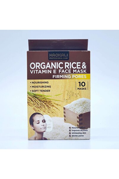 hk Haokali Organik Pirinç & Vitamin E Yüz Maskesi – Nemlendirici, Besleyici, ...