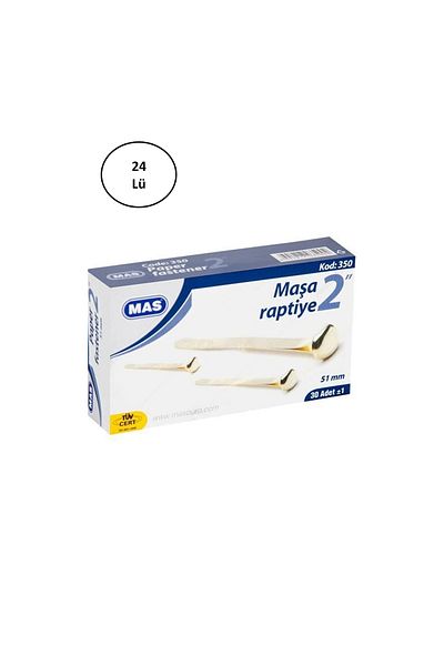 edikli store Mas Tongs Fastener 51 Mm No:13 24 Pieces