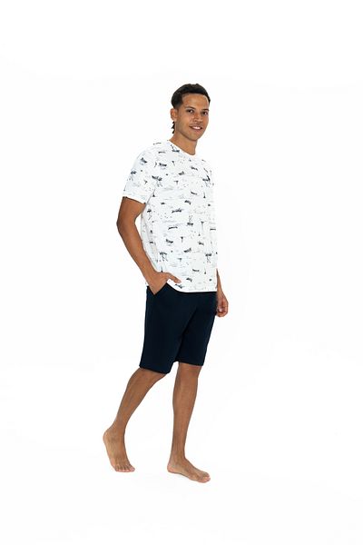 U.S. Polo Assn. Πόλο Ασν. Ανδρικό σετ πιτζάμες με στρογγυλή λαιμόκοψη SMR.MN.Z.1.ET8.AGR8.OUP7.9.LKE2811
