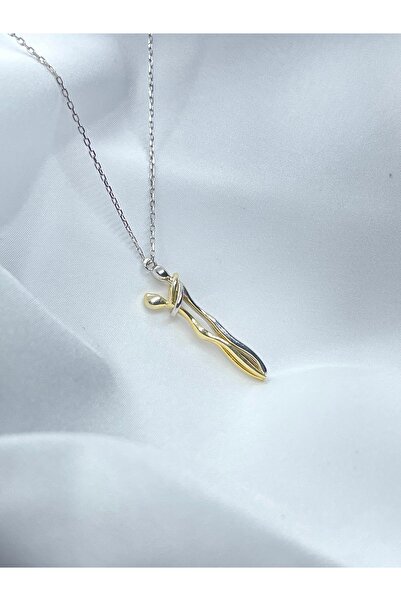 Şimal Silver 925 Ayar Gümüş ( Işıklı Kutu Hediye ) Sarıl Bana Çift Kolyesi