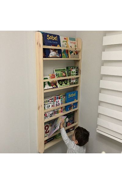HOMS Raft organizator din lemn pentru carti si caiete, Ori Homs,seria A-620, 100 x 49 x7.5 cm,30021