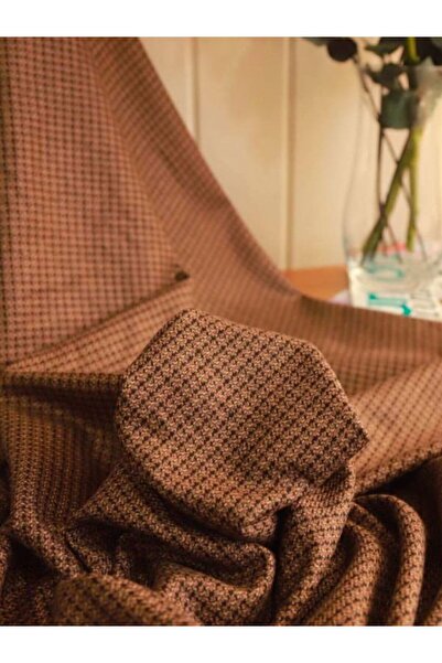 Parça Kumaş Dünyası AKE•R Poliviskon Kumaş Kahverengi renginde