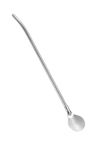 Chavin 22 Cm Straw Steel Cocktail Mixing Spoon - Coffee Latte Bartender Cin759by