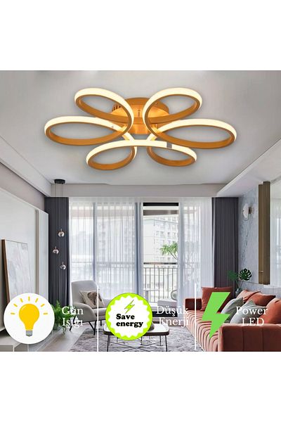 neeko Linup Modern Plafonier Ceiling Zero Led Chandelier Daylight Tumbled Case