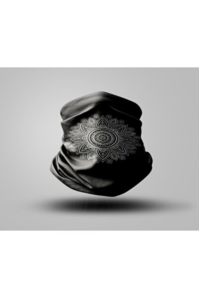 Buffalo Mandala Tasarımlı Motorcu Buff Maske Outdoor Boyunluk Unisex Bandana