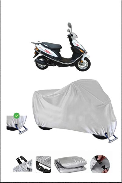 Breen قفل Kuba FIGHTER80 متوافق مع دراجة نارية متينة مقاومة للماء - رمادي