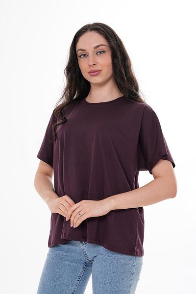 ŞİMAL Tricou oversize pentru damă cu gât crew - 250019