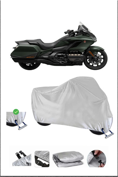 Breen هوندا GOLDWINGGL1800DCT قفل متوافق مع الماء ومتين للدراجات النارية - رمادي