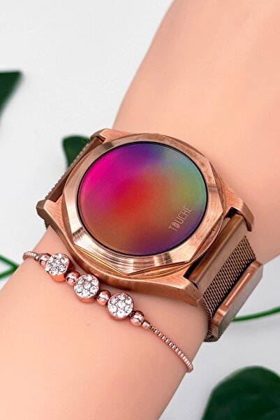 TOUCHE WATCH Touche Dokunmatik Unisex Kol Saati Dokunmatik Ekran 3 Atm Su Geç...