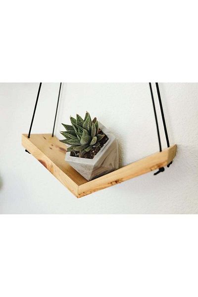 HOMS Wooden wall shelf, wood series Homs 30 x 9 cm, 700006