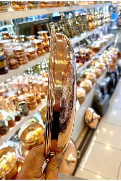 Tabibu 31cm Thick Forged Copper Roasting Sheet - Ready to Use 1700Gram