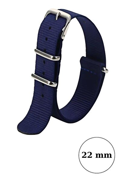 MercanSaat Klasik Suya Dayanıklı Koku Yapmaz Sportif Renkli Nato Saat Kordonu...