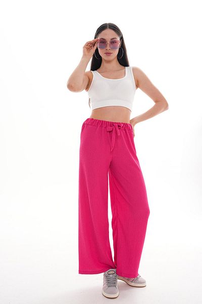 ŞİMAL Women's Wide Leg Trousers 250022   -