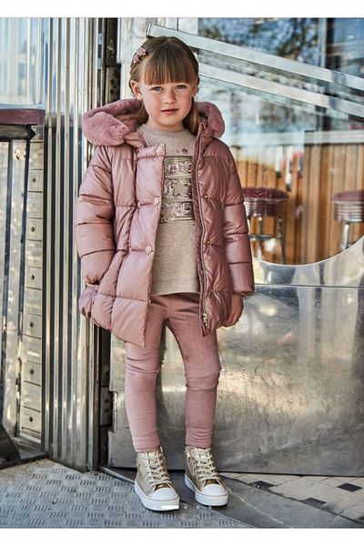 MAYORAL Girl's Lined Padded Coat 4489